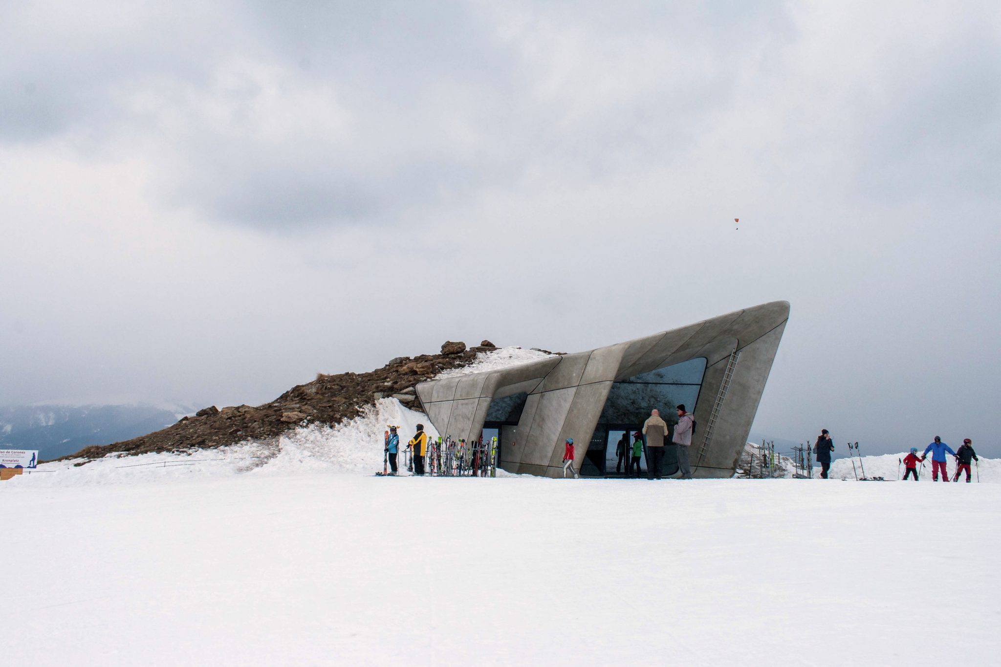 L Architecture D Aujourd Hui Messner Mountain Museum Chantier De L